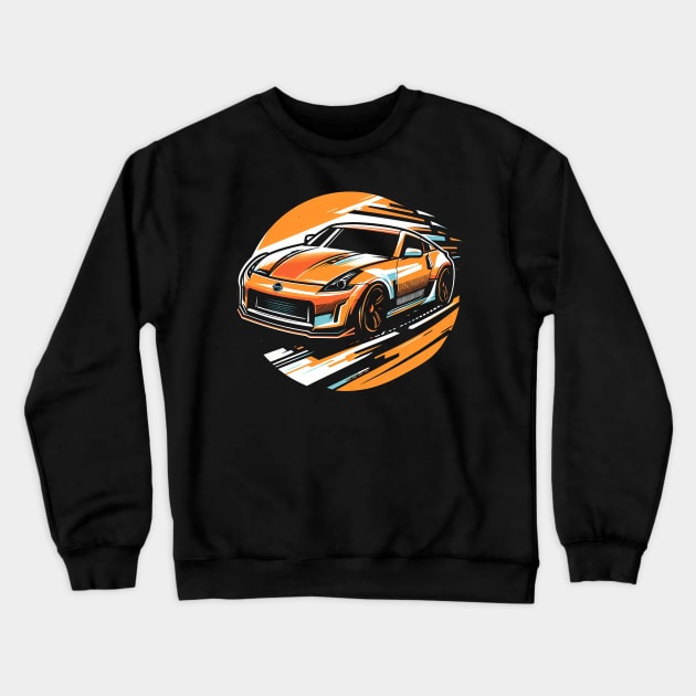 Nissan 350z Crewneck Sweatshirt by TaevasDesign